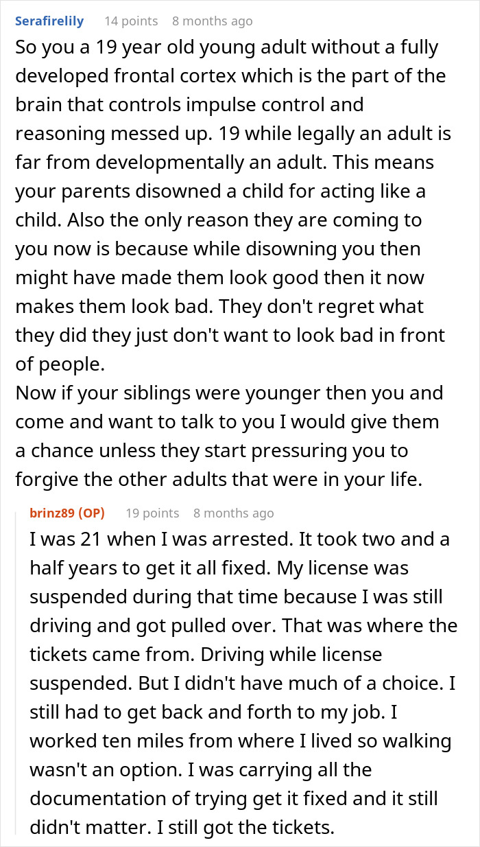 Family Stalks Guy They Disowned 15 Years Ago: “I Carry All The Shame, Guilt And Embarrassment For It”