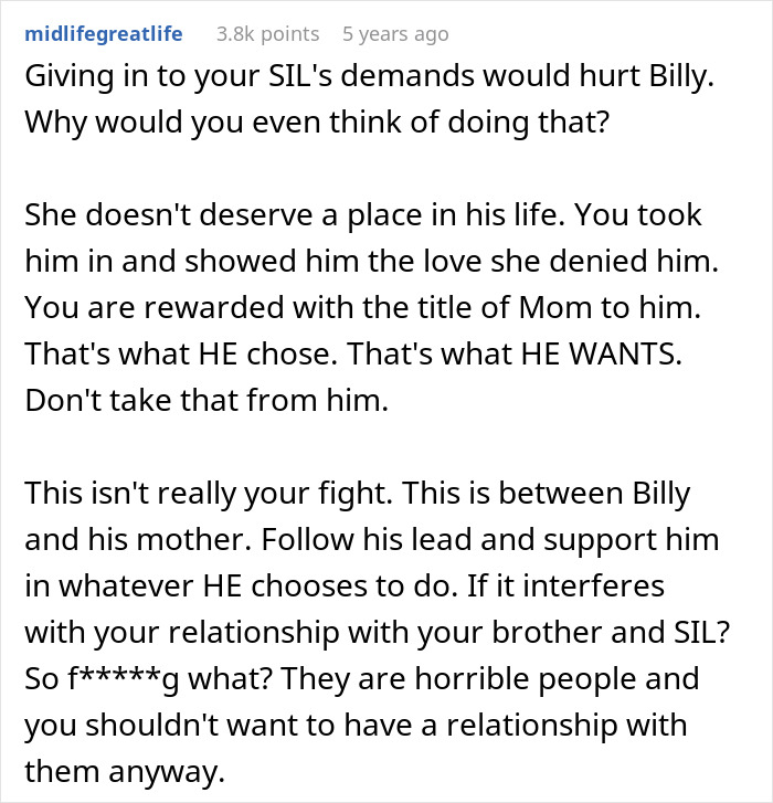 Woman Lets Her Nephew Call Her Mom, His Bio Mom Loses It And Demands She Puts A Stop To It