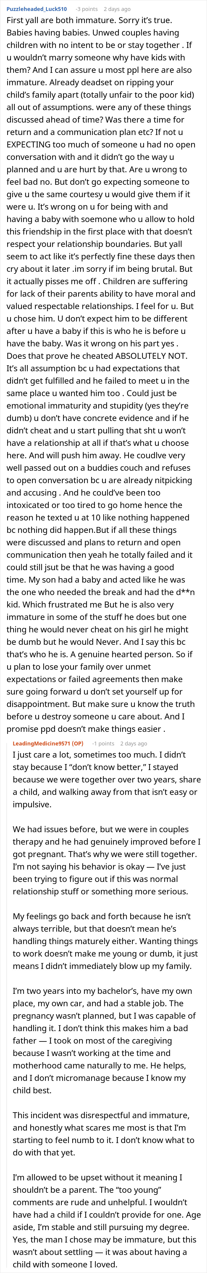 Woman Rethinks Her Relationship After Her BF Ditches Her With A Newborn To Party For Over 18 Hours