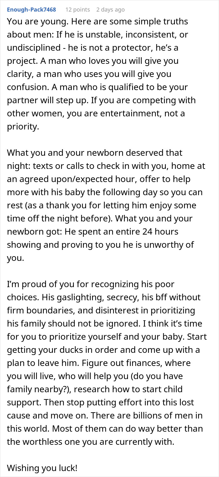 Woman Rethinks Her Relationship After Her BF Ditches Her With A Newborn To Party For Over 18 Hours