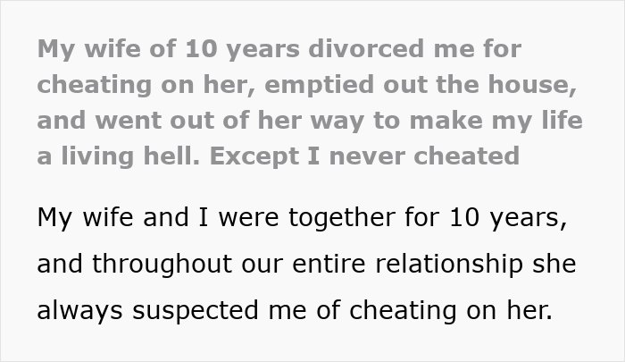 &ldquo;Except I Never Cheated&rdquo;: Wife Of 10 Years Ruins Husband&rsquo;s Reputation After Leaving Him
