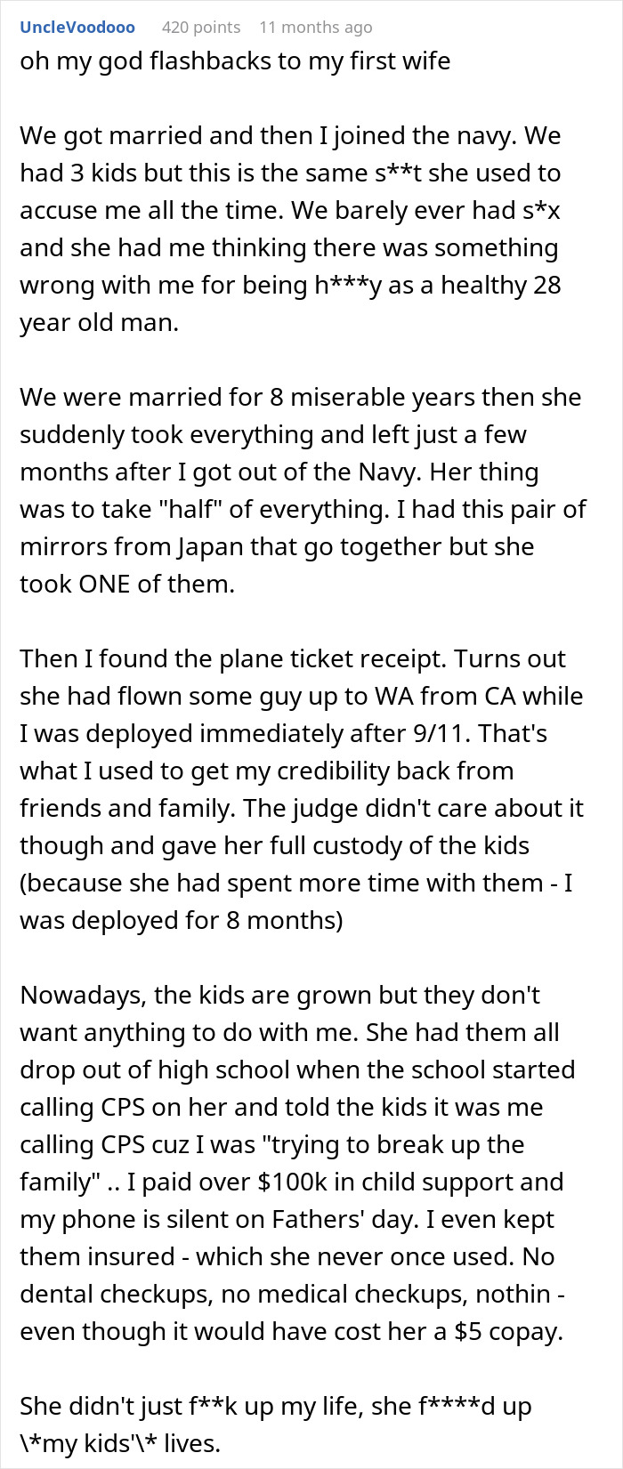 &ldquo;Except I Never Cheated&rdquo;: Wife Of 10 Years Ruins Husband&rsquo;s Reputation After Leaving Him