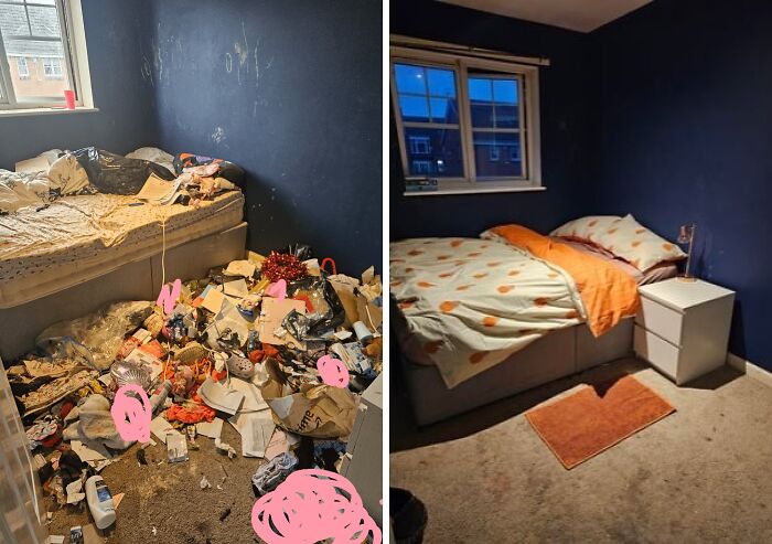 80 Satisfying Pics Of Rooms Before And After Being Cleaned