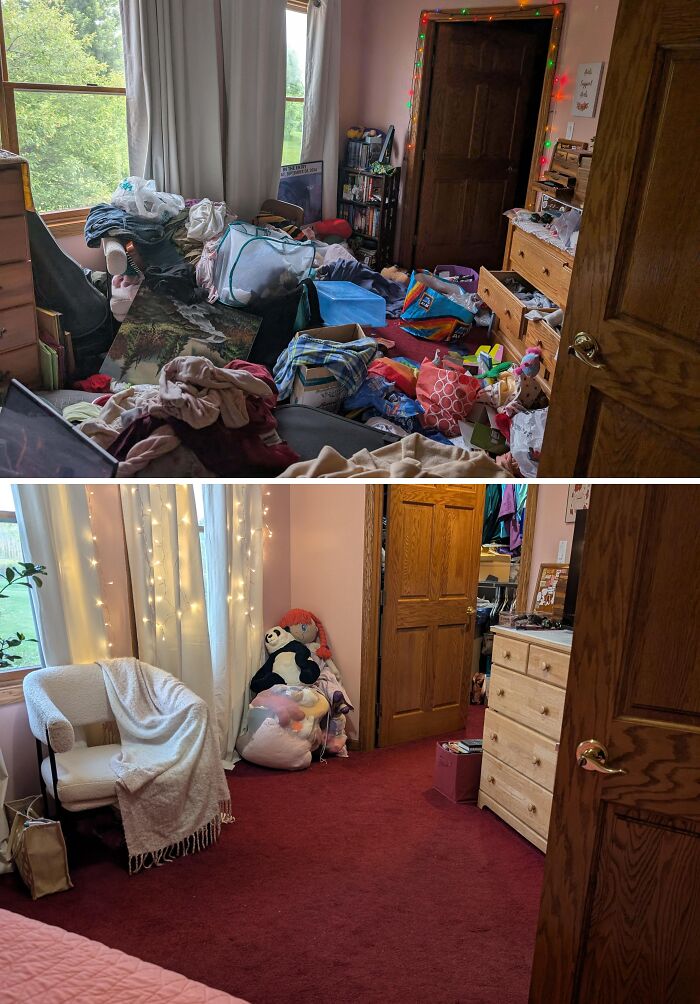 80 Satisfying Pics Of Rooms Before And After Being Cleaned