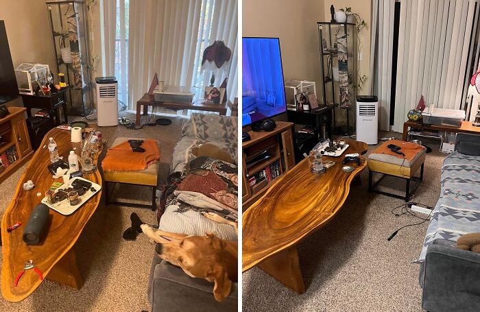 80 Satisfying Pics Of Rooms Before And After Being Cleaned