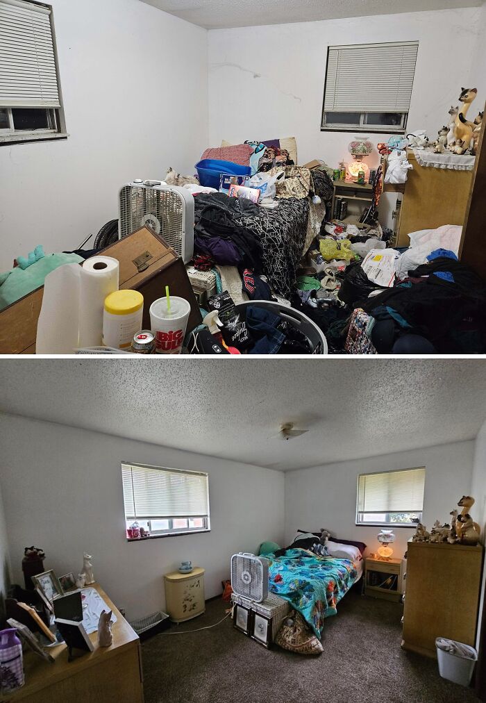 80 Satisfying Pics Of Rooms Before And After Being Cleaned