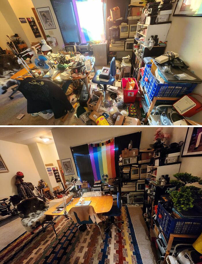 80 Satisfying Pics Of Rooms Before And After Being Cleaned