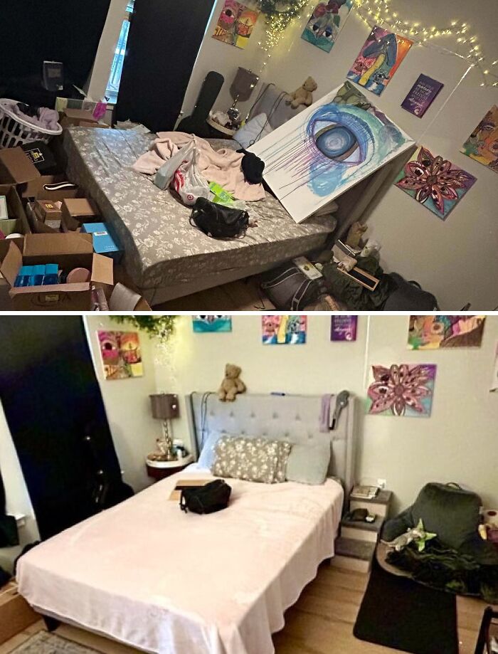 80 Satisfying Pics Of Rooms Before And After Being Cleaned
