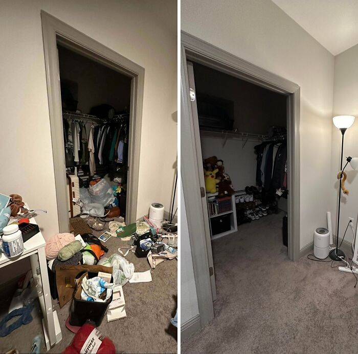 80 Satisfying Pics Of Rooms Before And After Being Cleaned