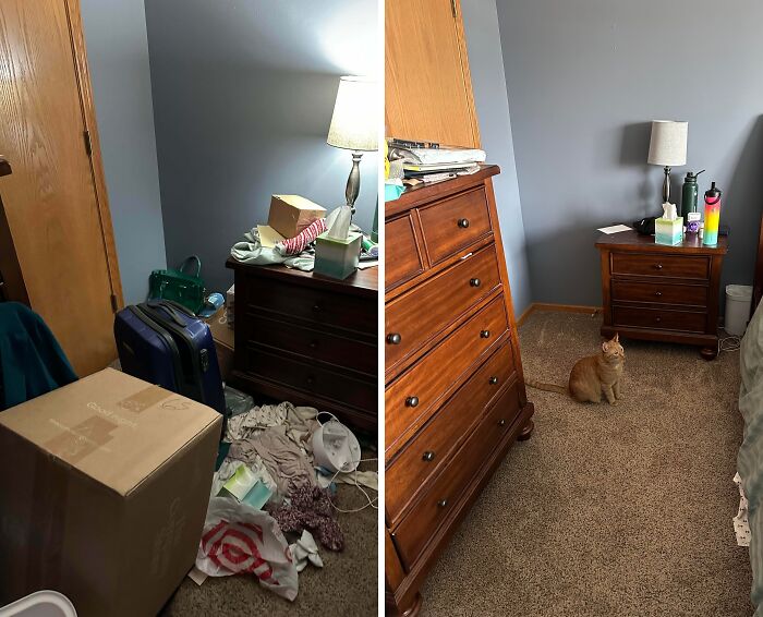80 Satisfying Pics Of Rooms Before And After Being Cleaned