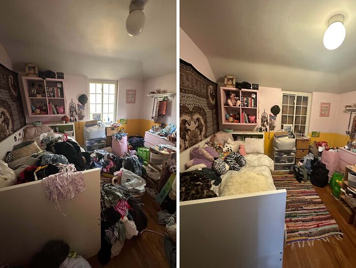 80 Satisfying Pics Of Rooms Before And After Being Cleaned