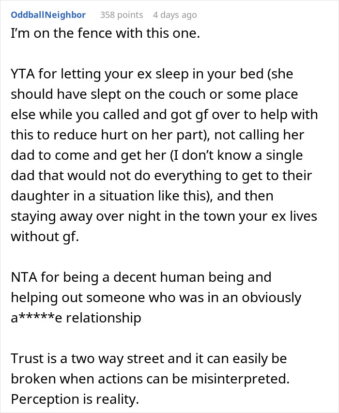 Guy Goes Above And Beyond For His Ex Girlfriend, Doesn’t Understand Why Current Partner Is Upset Guy Goes Above And Beyond For His Ex Girlfriend, Doesn’t Understand Why Current Partner Is Upset