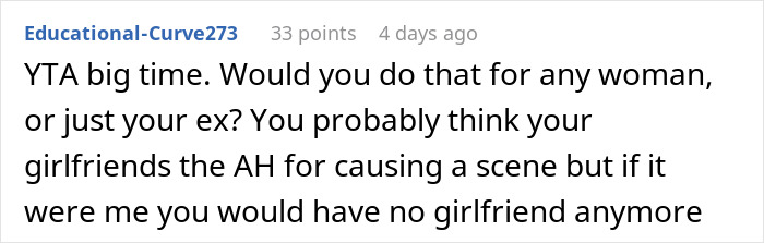Guy Goes Above And Beyond For His Ex Girlfriend, Doesn’t Understand Why Current Partner Is Upset Guy Goes Above And Beyond For His Ex Girlfriend, Doesn’t Understand Why Current Partner Is Upset