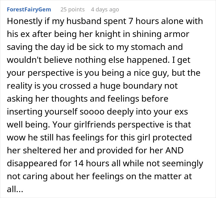 Guy Goes Above And Beyond For His Ex Girlfriend, Doesn’t Understand Why Current Partner Is Upset Guy Goes Above And Beyond For His Ex Girlfriend, Doesn’t Understand Why Current Partner Is Upset