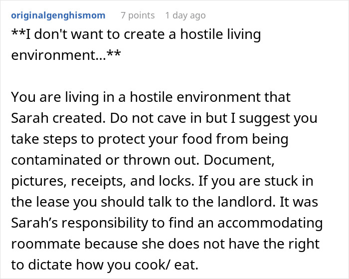 Person Refuses To Follow Roommate&rsquo;s Strict Vegan Rules In Shared Kitchen, Gets Called &ldquo;Selfish&rdquo;