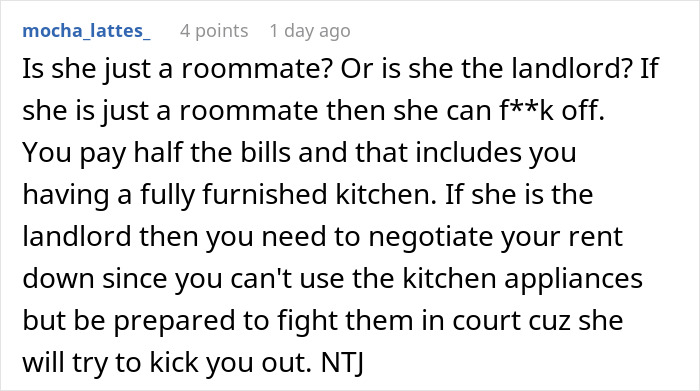 Person Refuses To Follow Roommate&rsquo;s Strict Vegan Rules In Shared Kitchen, Gets Called &ldquo;Selfish&rdquo;