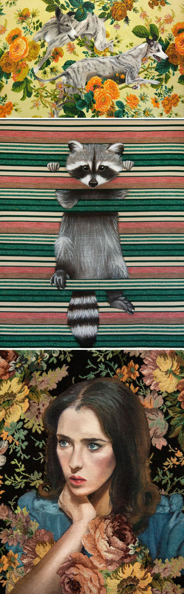 78 People Who Personalized Thrifted Paintings By Adding In Something Funny Or Unexpected (New Pics) 78 People Who Personalized Thrifted Paintings By Adding In Something Funny Or Unexpected (New Pics)