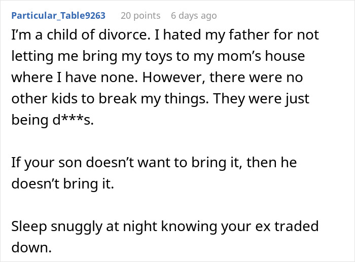 “Stuff Gets Broken”: Dad Tries To Protect His Son’s Gift From His Ex’s New Family, Drama Ensues “Stuff Gets Broken”: Dad Tries To Protect His Son’s Gift From His Ex’s New Family, Drama Ensues