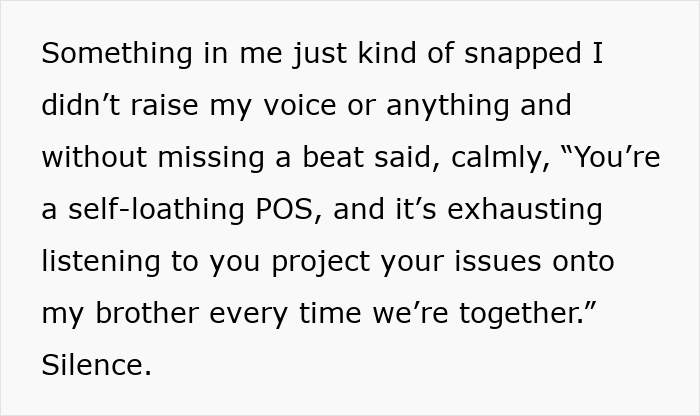 Woman&rsquo;s Had It With BIL Tearing Down Her Brother, Finally Claps Back During Thanksgiving Dinner