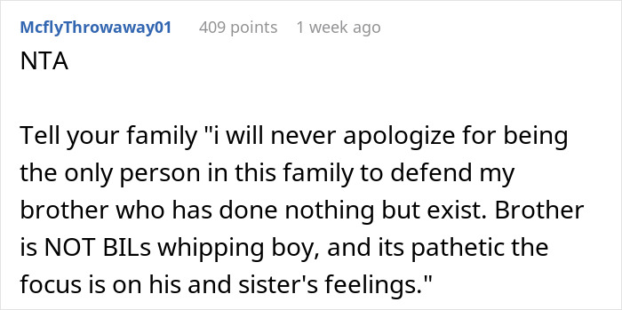 Woman&rsquo;s Had It With BIL Tearing Down Her Brother, Finally Claps Back During Thanksgiving Dinner