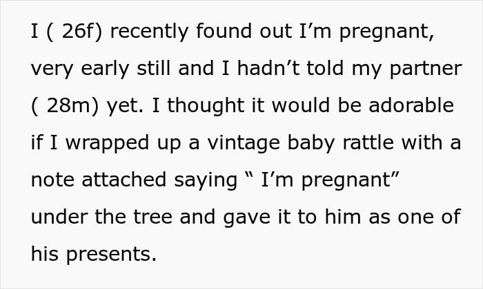 28YO Says He Wants A Baby Before Turning 30, Throws A Hissy Fit When GF Announces Her Pregnancy