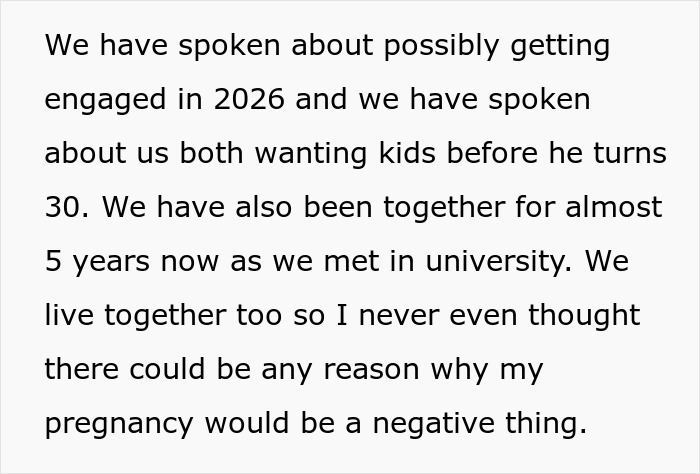 28YO Says He Wants A Baby Before Turning 30, Throws A Hissy Fit When GF Announces Her Pregnancy