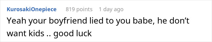 28YO Says He Wants A Baby Before Turning 30, Throws A Hissy Fit When GF Announces Her Pregnancy