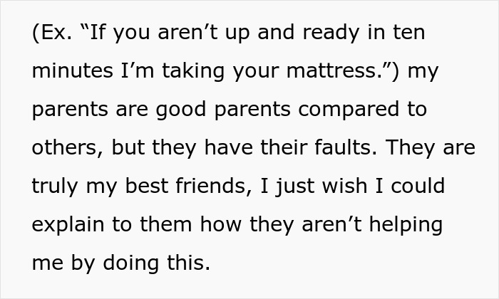Parents Try To Cure Daughter’s Depression By Removing Her Mattress, Call Her “Lazy” For Sleeping In Parents Try To Cure Daughter’s Depression By Removing Her Mattress, Call Her “Lazy” For Sleeping In