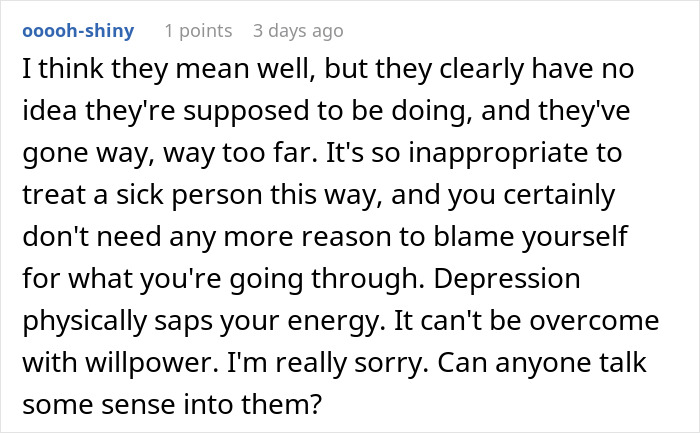 Parents Try To Cure Daughter’s Depression By Removing Her Mattress, Call Her “Lazy” For Sleeping In Parents Try To Cure Daughter’s Depression By Removing Her Mattress, Call Her “Lazy” For Sleeping In