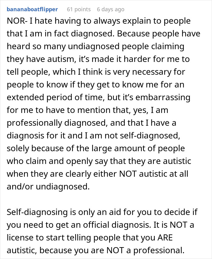 Woman Keeps Excusing Her Behavior With Self-Diagnosed Autism, BF Can&rsquo;t Take It Anymore