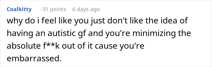 Woman Keeps Excusing Her Behavior With Self-Diagnosed Autism, BF Can&rsquo;t Take It Anymore