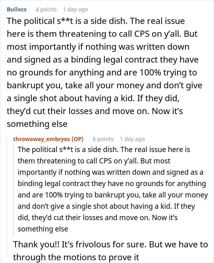 Couple Decide To Destroy Their Embryos After Friends’ True Colors Come To Light