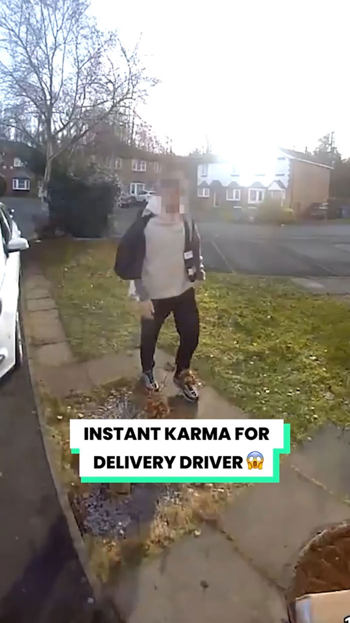 Woman Claims Her Christmas Gift Got Shattered Because Of Delivery Driver, Shows Footage Woman Claims Her Christmas Gift Got Shattered Because Of Delivery Driver, Shows Footage