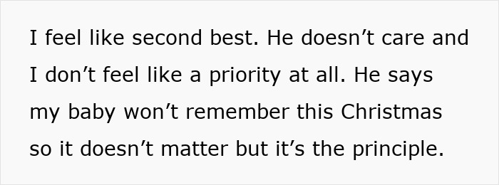 Wife Heartbroken As Hubby Ditches Her And Baby On Christmas But Spends Time With His Other Kid