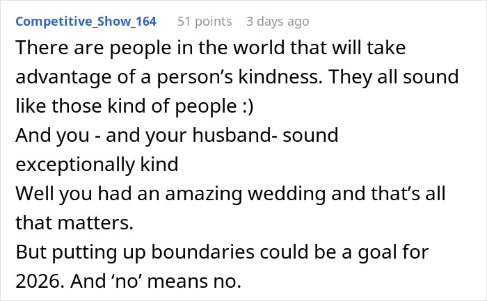 Uninvited Guest Treats Wedding Night Like It&rsquo;s A Sleepover, Shocked As Bride And Groom Kick Her Out