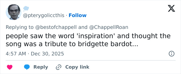 “There’s Still Time To Delete This”: Chappell Roan Faces Backlash Over Brigitte Bardot Post “There’s Still Time To Delete This”: Chappell Roan Faces Backlash Over Brigitte Bardot Post
