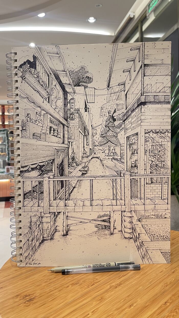 6 Christmas Drawings I Made With Gel Pens 6 Christmas Drawings I Made With Gel Pens