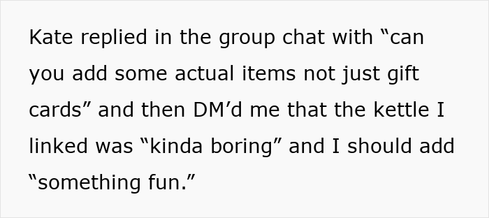 “I’m The Grinch”: Lady Drops Out Of Fam Secret Santa As Her Sis Turns It Into A Luxe Shopping List “I’m The Grinch”: Lady Drops Out Of Fam Secret Santa As Her Sis Turns It Into A Luxe Shopping List