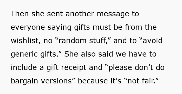 “I’m The Grinch”: Lady Drops Out Of Fam Secret Santa As Her Sis Turns It Into A Luxe Shopping List “I’m The Grinch”: Lady Drops Out Of Fam Secret Santa As Her Sis Turns It Into A Luxe Shopping List