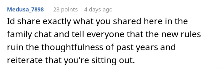 “I’m The Grinch”: Lady Drops Out Of Fam Secret Santa As Her Sis Turns It Into A Luxe Shopping List “I’m The Grinch”: Lady Drops Out Of Fam Secret Santa As Her Sis Turns It Into A Luxe Shopping List