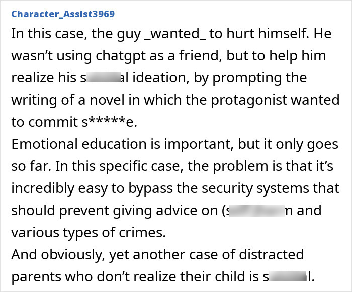 ChatGPT Faces The Wrath Of Experts After Teenager Loses Life Due To The Bot’s “Encouragement” ChatGPT Faces The Wrath Of Experts After Teenager Loses Life Due To The Bot’s “Encouragement”