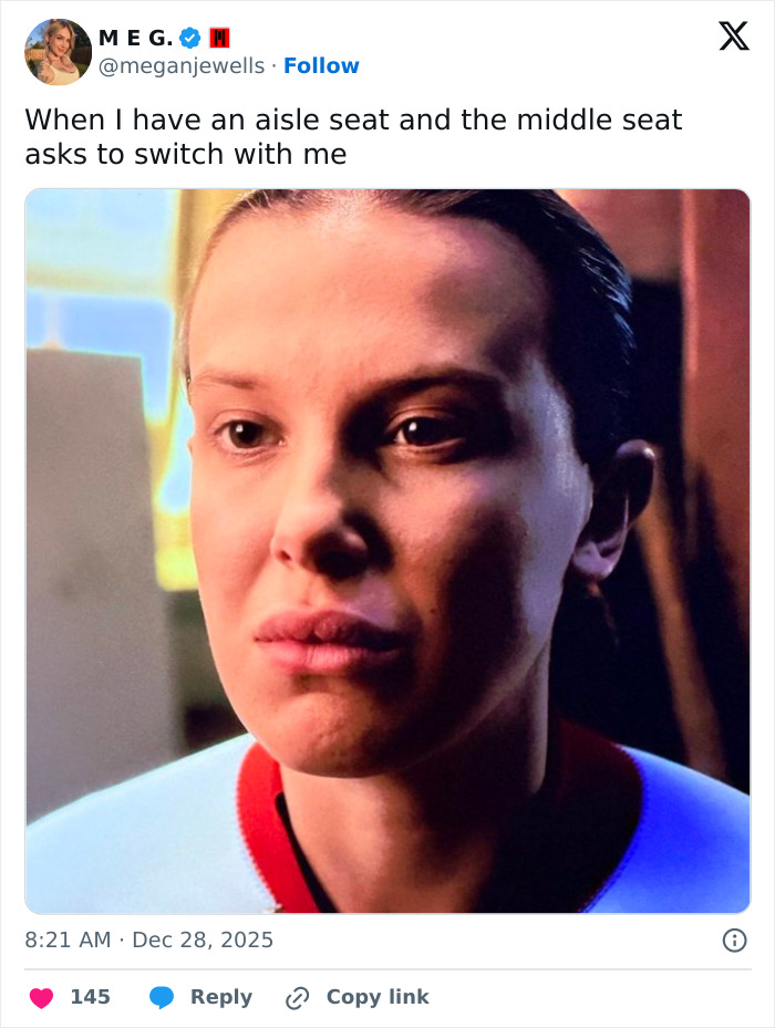 Internet Divided After Woman Says Man Punished Her For Not Switching Seats On Flight