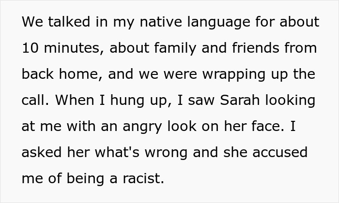 Man Takes A Call In Korean, Black Coworker Gets Triggered And Involves HR