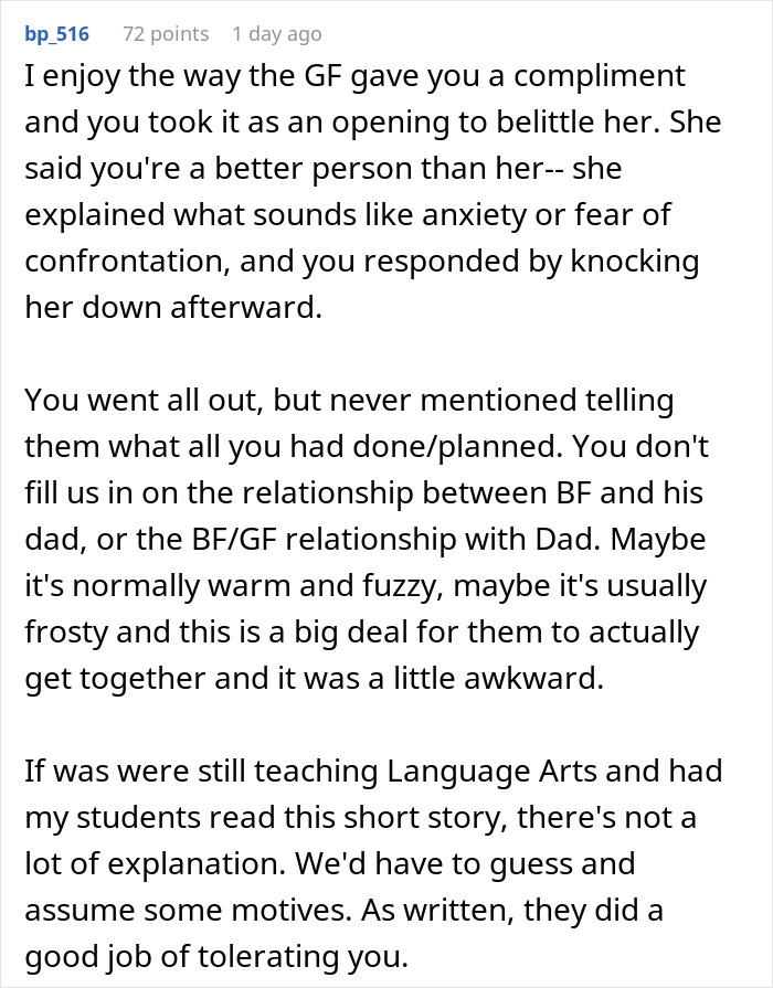 Woman Bends Over Backwards For BF’s Son And His GF, Is “Disgusted” By How They Treat Her Woman Bends Over Backwards For BF’s Son And His GF, Is “Disgusted” By How They Treat Her