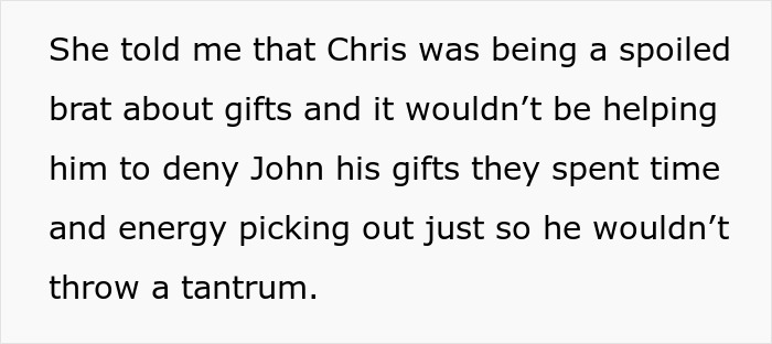 Dad Demands Family Skips Hanukkah Gifts Because His Son Will Have A Tantrum: “He’s A Little Spoiled”