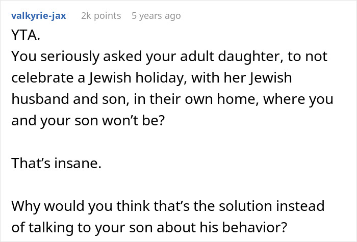 Dad Demands Family Skips Hanukkah Gifts Because His Son Will Have A Tantrum: “He’s A Little Spoiled”
