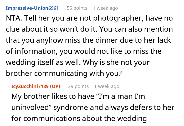 Bride Asks Groom&rsquo;s Sis To Be The Wedding Photographer For Free, She&rsquo;s Just Shocked By The Audacity