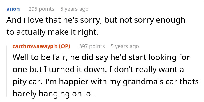 Teen Mad As Dad Gifts Stepbro A Car For Xmas, Calls It Favoritism As All They Get Is A Gift Card