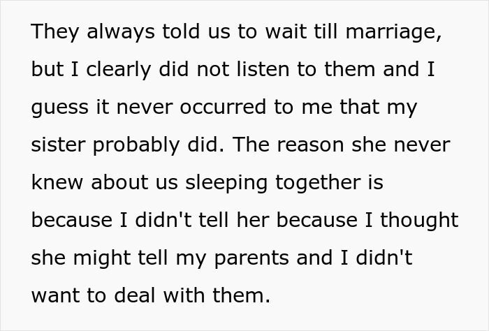 Man Lies About &ldquo;Saving Himself&rdquo; For Marriage To Please Fianc&eacute;e, Somehow Forgets Her Sis Is His Ex