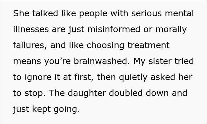 Anti-Psychiatry Guest Shames Woman For Taking Meds At Holiday Dinner, Host Kicks Her Out Anti-Psychiatry Guest Shames Woman For Taking Meds At Holiday Dinner, Host Kicks Her Out